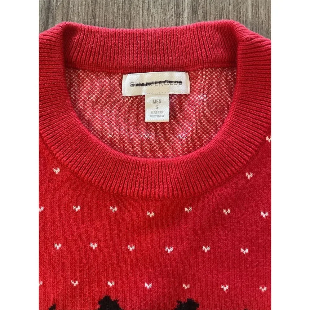 Charter Club‎ Sweater Men's Size Small Scottie Dog Holiday